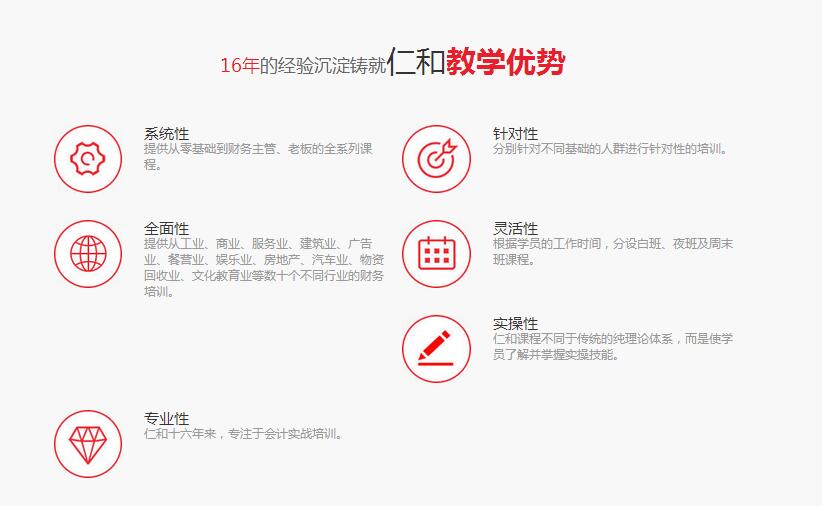 重庆大学城会计培训班教学优势