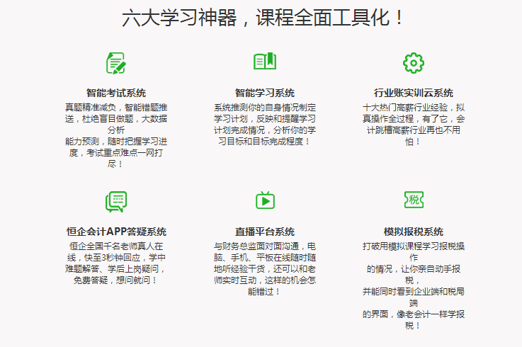 淮安恒企教育学会计多少钱